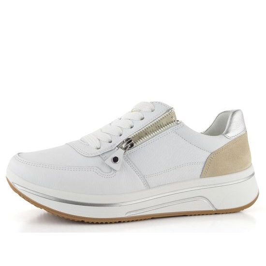 Ara širší tenisky Sapporo Weiss/Limoncello/Shell/Silber 12-27540-03