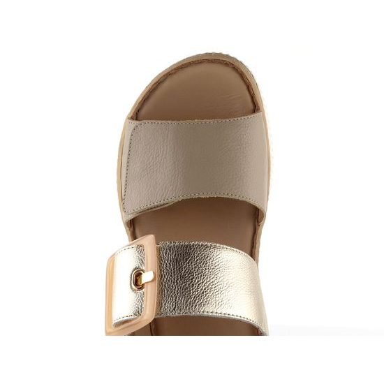 Ara dámské sandály Capri Sand/Platin 12-39104-08
