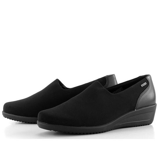 Ara širší polobotky na klínu s Gore-Tex Schwarz Zürich 12-40619-06