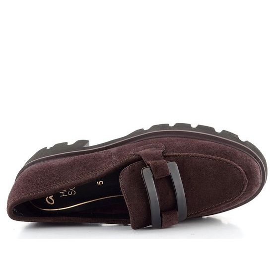 Ara užšie semišové mokasíny Oxford Amarone 12-21703-19