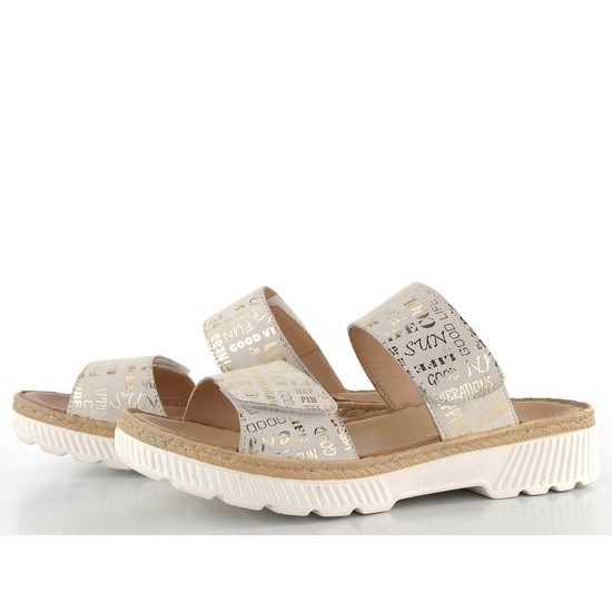 Ara dámske šľapky Capri Cream 12-39107-09