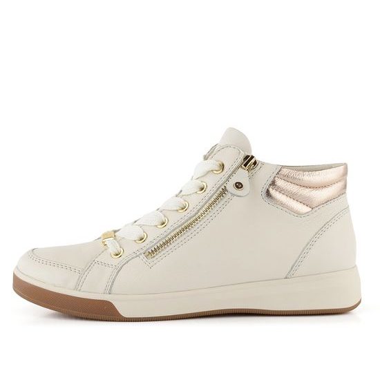 Ara členkové tenisky Rom Cream/Platin 12-44499-27