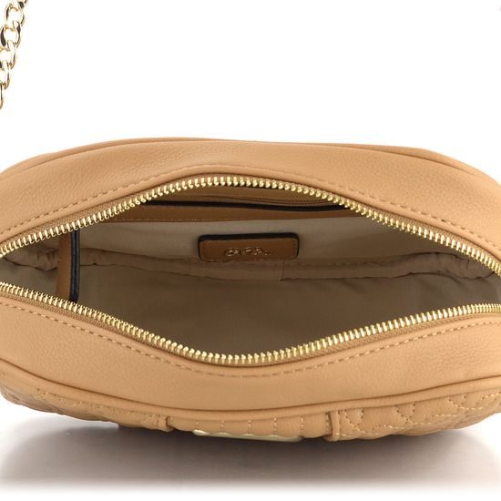 Ara prošívaná crossbody kabelka Adele Caramel 16-21703-84