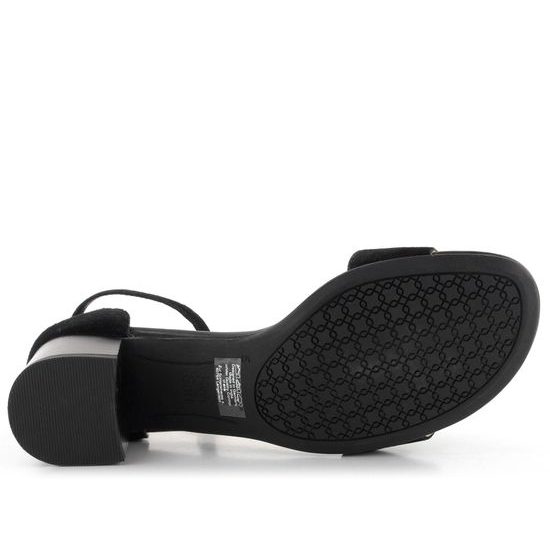 Ara dámské širší sandály na podpatku Prato černé 12-25601-01
