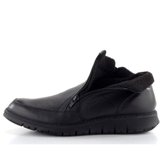 Ara pánský zipový kotník Leandro Black 11-35616-01