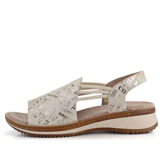 Ara dámske smotanové sandále Hawaii Creme 12-29005-15