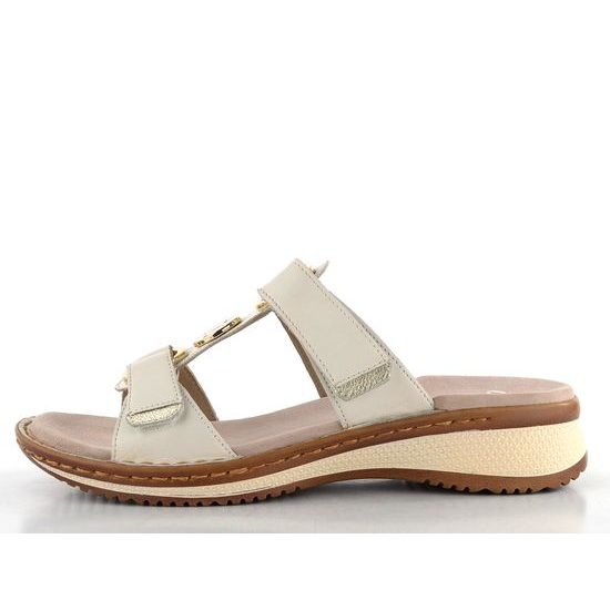 Ara dámské pantofle Hawaii Cream/Platin 12-29003-97