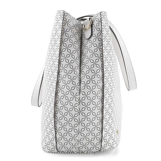 Ara shopper kabelka s potiskem Dallas Weiss/Blau 16-21008-61