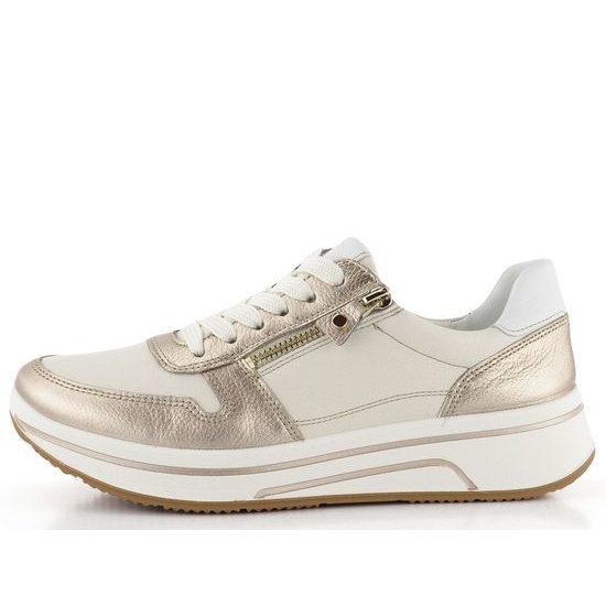 Ara širšie tenisky Sapporo Sand/Cream/Weiss 12-27540-07
