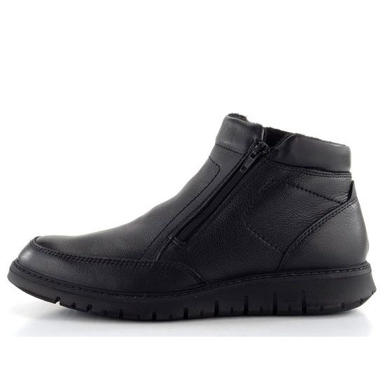 Ara pánský zipový kotník Leandro Black 11-35616-01