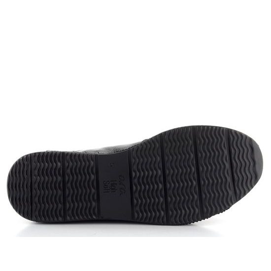 Ara širšie lakované tenisky Sapporo Schwarz 12-27540-11