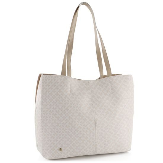 Ara shopper kabelka s potlačou Dallas Sand/Shell 16-21008-64