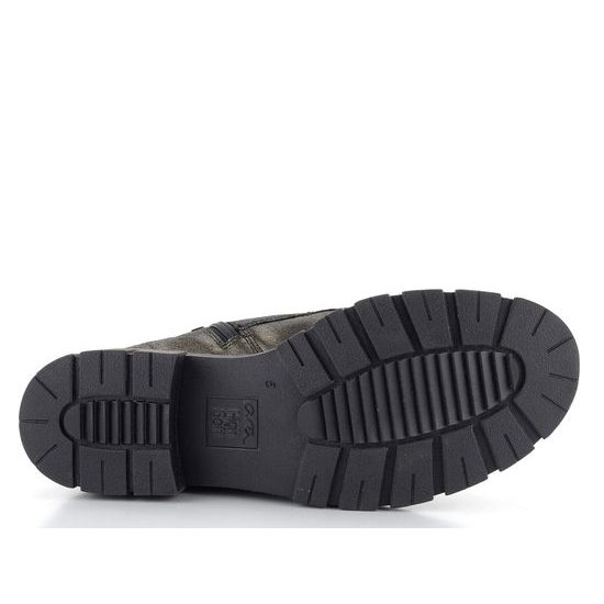 Ara šněrovací kotník Dover metalický Magma/Schwarz 12-23126-11