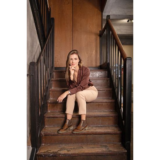 Ara chelsea kotník Tulsa Cognac 12-29514-09