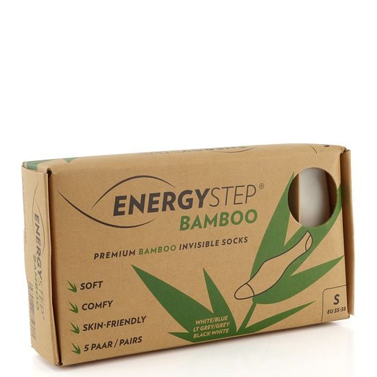 Ara nízké ponožky Energy Step Bamboo 5 párů white/grey/black 16-00001-30