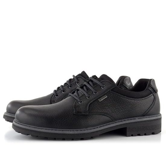 Ara pánske kožené poltopánky s Gore-Tex Black Frederik 11-24716-01