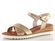 Tamaris sandály na klínku Light Gold 1-28106-42