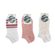 Nízké ponožky 3 páry v balení 36122 bílá/růžová mix