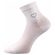 Dámske sredne vysoké ponožky biele