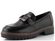 Tamaris mokasíny na vysokej podošve black leather 1-24722-43