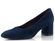 Tamaris lodičky se širokým podpatkem navy suede 1-22437-47