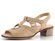 Ara dámske sandále na podpätku Lugano béžové 12-35730-05