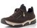 Rieker šněrovací polobotky s pružným lemem nougat/schwarz 45973-25