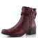 Rieker řasený zipový kotník vínový 78656-35