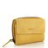 Kožená peněženka se šikmou kapsou žlutá HB-10/18