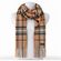 Fraas kašminkový šál s károvaným vzorem camel 625391-180