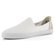 TT.BAGATT slip-on úpletové mokasíny white/metallics D35-AKD60-6950