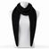 Fraas třpytivý trojcípý šátek panther black 667258-997