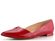 Högl vykrojené lakované baleríny Red 0-170004