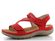 Rieker červené sandály s gumičkami 64870-33