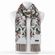 Fraas kašminkový s květinovým vzorem zen blue 620015-501