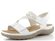 Rieker bílé sandály s gumičkami 64870-81