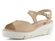 Wonders sandále na platforme Natural D-8272