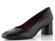 Tamaris lodičky se širokým podpatkem black leather 1-22437-47