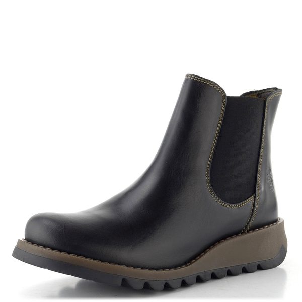 Fly London chelsea kotník black SALV195FLY