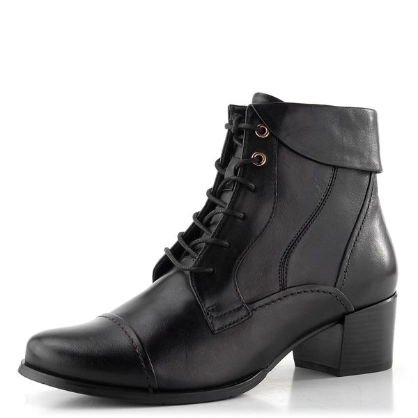 Regarde šněrovací kotník na podpatku Jolene-32 black