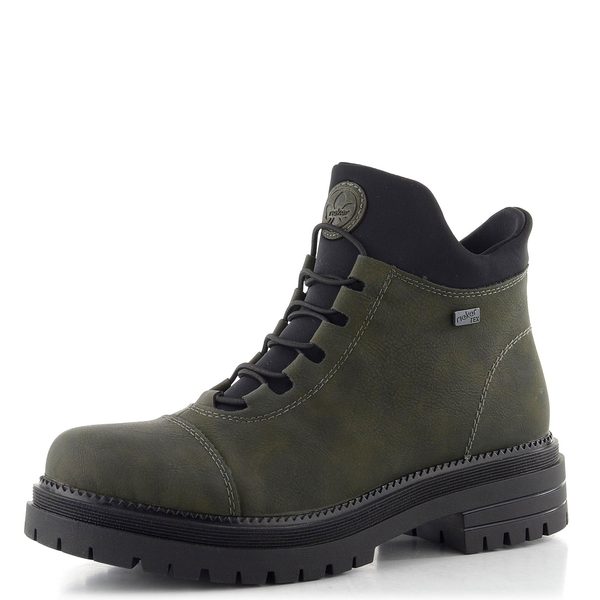 Rieker šněrovací kotník s membránou forest/schwarz Y3163-54