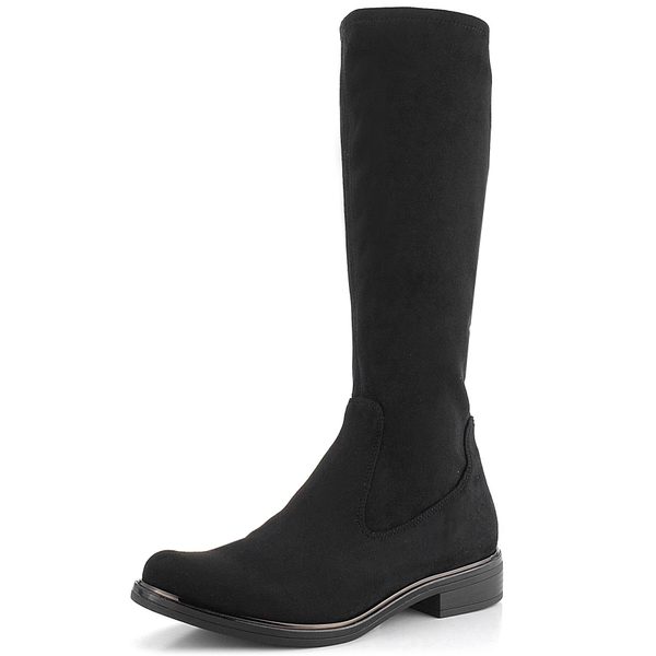 Caprice textilní kozačky Black Stretch 9-25512-41