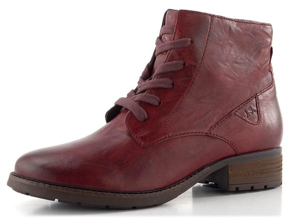 Josef Seibel šněrovací kotník bordeaux 75317VL160