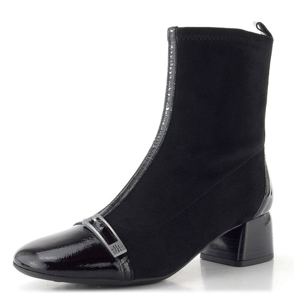 Hispanitas strečový kotník na podpatku Varsovia black HI265016