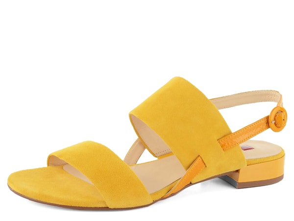 Högl páskové semišové sandály yellow 7-101112 | Högl.cz