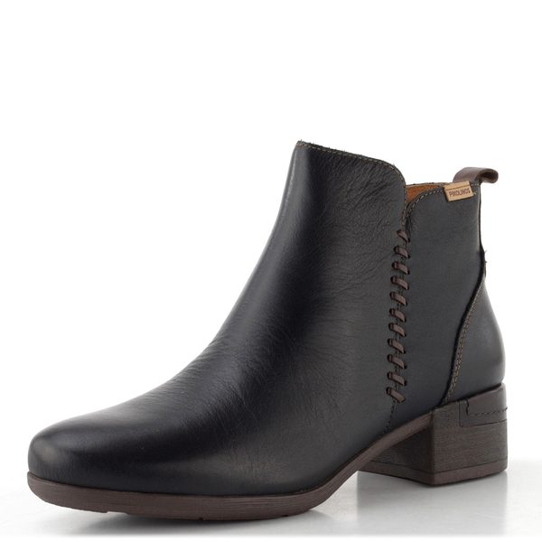 Pikolinos kotník se zipem Malaga black W6W-8950