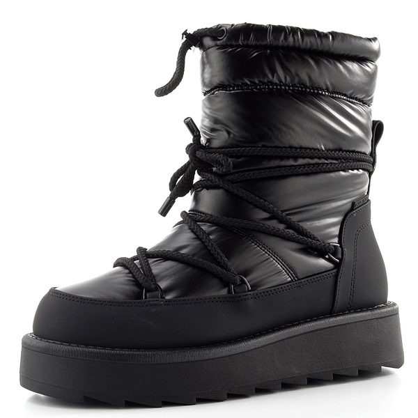 Tamaris zateplený kotník na platformě black uni 1-26836-41