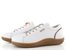 Looke šněrovací polobotky Ambriene white L1393_03