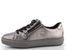 Rieker metalické kožené tenisky so zipsom titan/altsilber L59L1-90