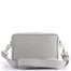 Elega malá crosbody kabelka šedá/stříbrné kování 69714